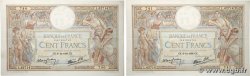 100 Francs LUC OLIVIER MERSON type modifié Consécutifs FRANCE  1938 F.25.36