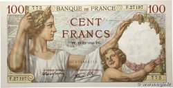 100 Francs SULLY FRANCE  1941 F.26.63