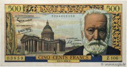 500 Francs VICTOR HUGO FRANKREICH  1958 F.35.10 fSS