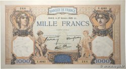 1000 Francs CÉRÈS ET MERCURE type modifié FRANCE  1938 F.38.31