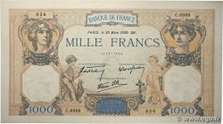 1000 Francs CÉRÈS ET MERCURE type modifié FRANCE  1939 F.38.35
