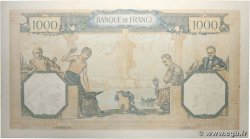 1000 Francs CÉRÈS ET MERCURE type modifié FRANKREICH  1938 F.38.32 VZ+