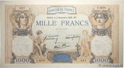 1000 Francs CÉRÈS ET MERCURE type modifié FRANCE  1939 F.38.38