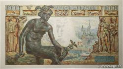 1000 Francs DÉESSE DÉMÉTER FRANCE  1943 F.40.25 AU
