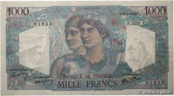 1000 Francs MINERVE ET HERCULE FRANCE  1946 F.41.16