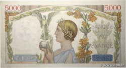 5000 Francs VICTOIRE Impression à plat FRANCIA  1941 F.46.30 BB