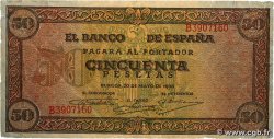 50 Pesetas SPAIN  1938 P.112