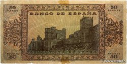 50 Pesetas SPAIN  1938 P.112 VF