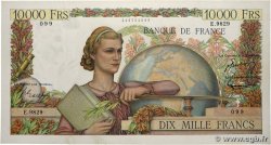10000 Francs GÉNIE FRANÇAIS FRANKREICH  1955 F.50.76 SS