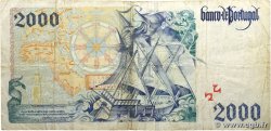 2000 Escudos PORTUGAL  1995 P.189a B+