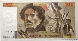 100 Francs DELACROIX FRANCE  1978 F.68.02
