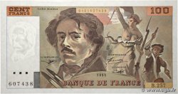 100 Francs DELACROIX 442-1 & 442-2 FRANCE  1995 F.69ter.02a