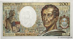 200 Francs MONTESQUIEU FRANKREICH  1986 F.70.06 fST+