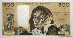 500 Francs PASCAL FRANKREICH  1977 F.71.17 fST+