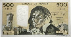 500 Francs PASCAL FRANKREICH  1982 F.71.27 fST+
