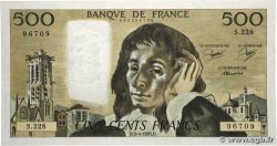 500 Francs PASCAL FRANKREICH  1985 F.71.33 fST+