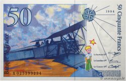50 Francs SAINT-EXUPÉRY modifié FRANCE  1994 F.73.01d NEUF