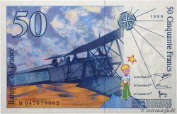 50 Francs SAINT-EXUPÉRY modifié FRANCE  1999 F.73.05 pr.NEUF