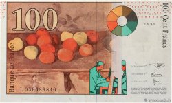 100 Francs CÉZANNE Fauté FRANCE  1998 F.74.02 TTB+
