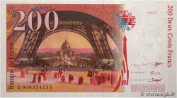 200 Francs EIFFEL Fauté FRANCE  1995 F.75.01 SUP+