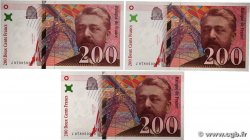 200 Francs EIFFEL Consécutifs FRANCE  1999 F.75.05
