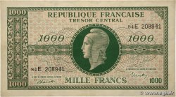 1000 Francs MARIANNE THOMAS DE LA RUE FRANCE  1945 VF.13.02