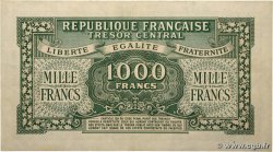 1000 Francs MARIANNE THOMAS DE LA RUE FRANCE  1945 VF.13.02 TTB