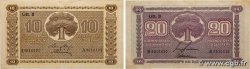 10 et 20 Markkaa Lot FINNLAND  1939 P.070a et P.071a fVZ
