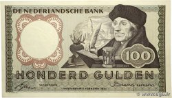 100 Gulden NIEDERLANDE  1953 P.088 VZ