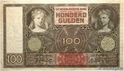 100 Gulden NIEDERLANDE  1942 P.051 SS