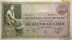 1000 Gulden NIEDERLANDE  1931 P.048 S