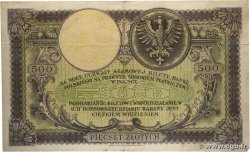 500 Zlotych POLAND  1924 P.058 VF+