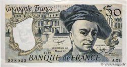 50 Francs QUENTIN DE LA TOUR FRANCE  1980 F.67.06