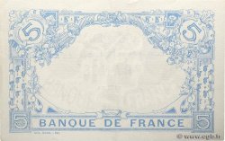 5 Francs BLEU FRANCIA  1912 F.02.10 EBC+