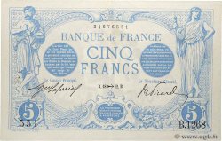 5 Francs BLEU FRANCIA  1912 F.02.11 EBC+