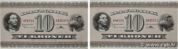 10 Kroner Consécutifs DÄNEMARK  1967 P.044y VZ+