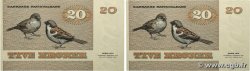20 Kroner Consécutifs DANEMARK  1979 P.049a NEUF