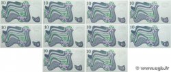 10 Kronor Lot SUÈDE  1975 P.52c fST