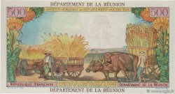 10 NF sur 500 Francs Pointe à Pitre ÎLE DE LA RÉUNION  1971 P.54b pr.NEUF