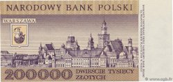 200000 Zlotych POLOGNE  1989 P.155a NEUF