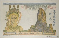 5 Piastres FRENCH INDOCHINA  1946 P.055c AU