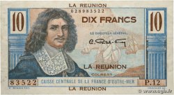 10 Francs Colbert REUNION ISLAND  1947 P.42a