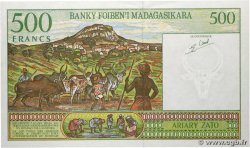 500 Francs - 100 Ariary MADAGASCAR  1994 P.075b UNC-