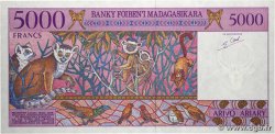 5000 Francs - 1000 Ariary MADAGASCAR  1994 P.078b UNC
