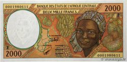 2000 Francs type 1993E CAMEROON  2000 A.167Eg