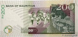 200 Rupees MAURITIUS  1998 P.45 UNC-
