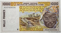 1000 Francs WEST AFRICAN STATES  1991 P.711Ka