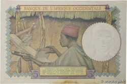 5 Francs FRENCH WEST AFRICA  1942 P.25 AU