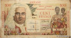 1 NF sur 100 Francs La Bourdonnais GUYANE 1961 P.29