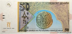 50 Denari NORDMAZEDONIA  2001 P.15c